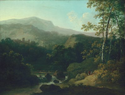 Paesaggio con ruscello di montagna da Julius Caesar Ibbetson